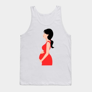 A Pregnant Woman Tank Top